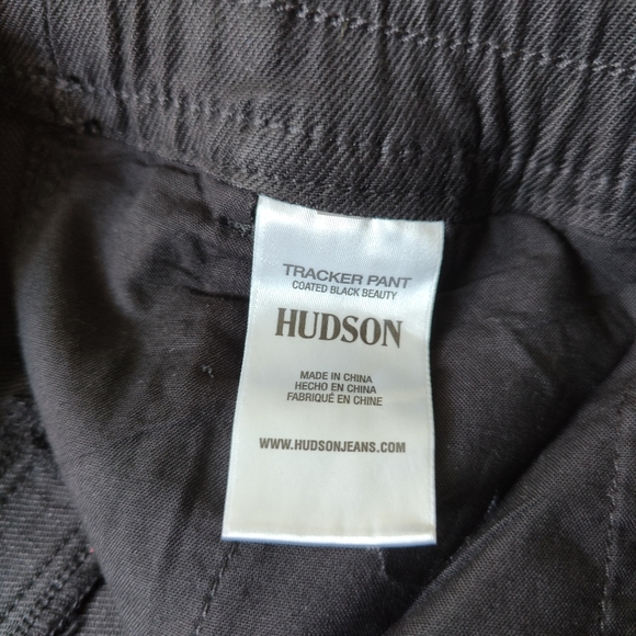 Hudson Tracker Pant Coated Black Beauty NWT - Picture 11 of 14